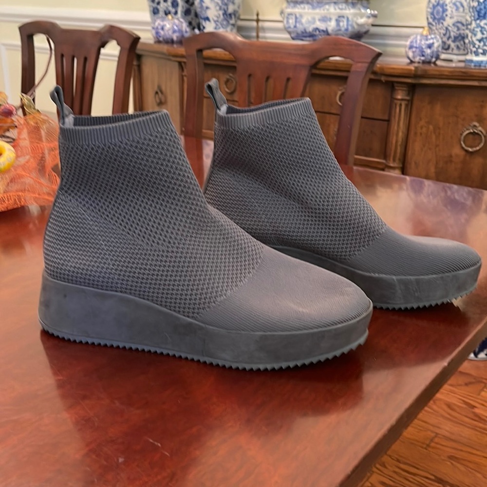 Eileen Fisher Gray Ankle Boots